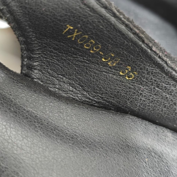 Balenciaga BB Velvet Slingback Pointy Toe Black Flats - Picture 9 of 10